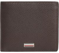 Tommy Hilfiger Men Th Central AM0AM14497 - Portafoglio bifold con patta e portamonete, marrone, taglia unica