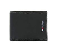 Tommy Hilfiger Men's Black Leather | ID Holder | Bi-Fold Wallet