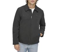 Tommy Hilfiger Men's Lightweight Microtwill Golf Jacket, Black, M