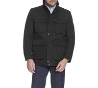 Tommy Hilfiger Men's Stand Collar Four-Pocket Field Jacket Giacca, Nero, Large Uomo