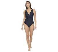 Tommy Hilfiger Micro Ruffle Over The Shoulder Everyday Basic One Piece Costume Intero, Sky Captain, 50 Donna