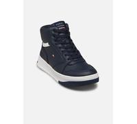 Tommy Hilfiger - Mid cutlace-up sneaker A Blu - Sneakers 31 Blu