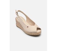 Tommy Hilfiger Mid Wedge Espad Slingback Fw0fw09228, Espadrillas Zeppa Donna, Beige (Classic Beige), 38 EU
