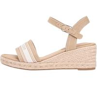 Tommy Hilfiger Mid Wedge Espad Webbing Fw0fw09230, Espadrillas Zeppa Donna, Khaki (Safari Canvas), 41 EU