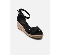 Tommy Hilfiger Mid Wedge Espad X Cross Fw0fw09332, Espadrillas Zeppa Donna, Black (Black), 41 EU