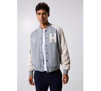 Tommy Hilfiger - MIX MEDIA VARSITY BO MW0MW39684P01 Grigio - Abbigliamento S Grigio