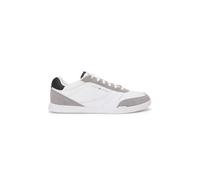 Tommy Hilfiger LoPro Lth Mix RWB Fm0fm05826, Basso Top Uomo, White (White), 45.5 EU