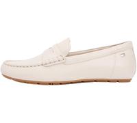 Tommy Hilfiger Mocassini da Donna in Pelle Bandiera Fw0fw09350, Beige Classico Beige, 41 EU