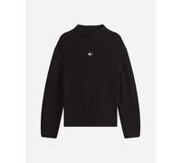 Tommy Hilfiger Mockneck Badge W - Maglione - Donna - Nero S