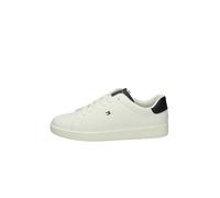 Tommy hilfiger Modello: Sneakers Bassa Tomaia: 100% Ecopelle Fodera e Sottopiede : 100% Tessuto Tecnico Fondo: Gomma Particolari: Plantare Estraibile White Blue X336 Bianco