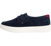 Tommy Hilfiger Modern Light Hybrid Suede Loafer Fm0fm05786, Mocassini Uomo, Blue (Desert Sky), 42 EU
