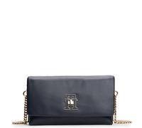 Tommy Hilfiger Donna Borsa a Tracolla Modern Mini Crossover con Tracolla a Catenella, Blu (Space Blue), Taglia Unica