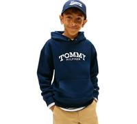 Tommy Hilfiger Monotype Print Hoodie Kb0kb10028 Felpa con Cappuccio Bambini e Ragazzi