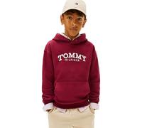 Tommy Hilfiger Monotype Print Hoodie Rosso 8 Years Ragazzo