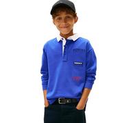 Tommy Hilfiger Multi Print Polo LS Kb0kb10045 L/S, Blue (Majesty Blue), 6 Anni Bambini e Ragazzi