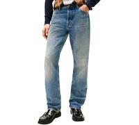 Tommy Hilfiger MW0MW42806 - Cravatta Dritta da Uomo, Colore Blu, Taglia 34 W/32 L, Denim (Tye Blue), W34 / L32