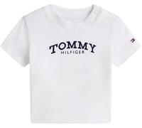 Tommy Hilfiger Neonati T-Shirt Maniche Corte Monotype Logo Regular Fit, Bianco (White), 62