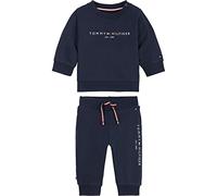 Tommy Hilfiger Neonati Tuta Elasticizzata, Blu (Twilight Navy), 0-3 Mesi