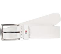 Tommy Hilfiger NEW DENTON 3.5 BELT AM0AM08360, Uomo, Bianco (Optic White), 80