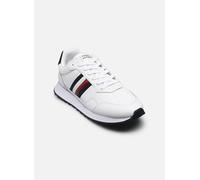 Tommy Hilfiger Uomo Sneakers Running New Eva Stripes Profilo Basso, Bianco (White), 45