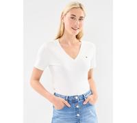 Tommy Hilfiger - New Slim Cody V-Neck WW0WW40584 Bianco - Abbigliamento XS Bianco