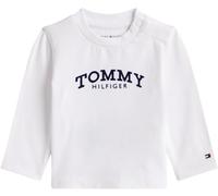 Tommy Hilfiger Newborn MONOTYPE Logo Tee L/S KN0KN02147 White (White) 3 Month