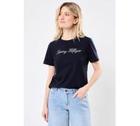Tommy Hilfiger Maglietta Script maniche corte scollo rotondo Blu L