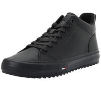 Tommy Hilfiger Nu Harlem Street Cleat Mid 3A Fm0Fm05704, Top Uomo, Black (Black), 43 EU