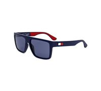 Tommy Hilfiger Occhiali da Sole TH 1605/S IPQ MATTE BLUE BLUE 56/16/140 Uomo