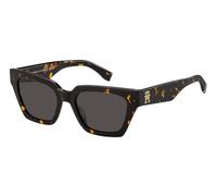 Tommy Hilfiger Donna TH 2101/S 086/IR Occhiali da sole Acetato Havana Grigio Geometrica