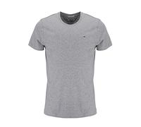Tommy Hilfiger Original CN Knit s/s Maglietta, Grigio (Light Grey Heather), Large Uomo