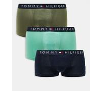 Tommy Hilfiger - Original - Confezione da 3 paia di boxer aderenti blu navy/oliva/verde S