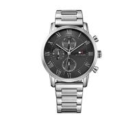 TOMMY HILFIGER Orologio analogico 'DRESSED UP QUARZ MULTIFUNKTION' antracite / argento, Taglia One Size