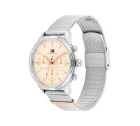 TOMMY HILFIGER Orologio analogico 'Blake' beige / argento Donna TOMMY HILFIGER One Size