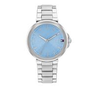 TOMMY HILFIGER Orologio analogico 'LORI' blu chiaro / argento Donna TOMMY HILFIGER One Size blu chiaro / argento