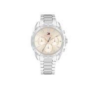 Tommy Hilfiger Orologio analogico multifunzione al quarzo da donna con cinturini in acciaio inossidabile
