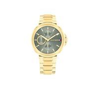 Tommy Hilfiger Orologio Analogico Multifunzione al Quarzo da Donna con Cinturino in Acciaio Inossidabile di Colore Dorato - 1782755