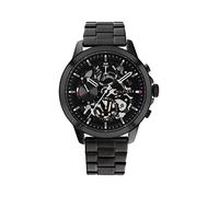Tommy Hilfiger Orologio Analogico Multifunzione al Quarzo da Uomo con Cinturino in Acciaio Inossidabile Nero - 1710478