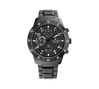 Tommy Hilfiger Orologio analogico multifunzione al quarzo da uomo con cinturino in acciaio inossidabile Nero - 1791951
