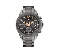 Tommy Hilfiger Orologio Analogico Multifunzione al Quarzo da Uomo con Cinturino in Acciaio Inossidabile Grigio - 1792061