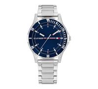 Tommy Hilfiger Orologio Bambino Quadrante Blu, Bracciale in Acciaio Inox, Cassa 34mm, Lunetta in Alluminio, Quarzo, 5 ATM