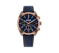 Tommy Hilfiger Orologio con Cronografo al Quarzo da Uomo con Cinturino in Pelle Blu Navy - 1710721, Navy Blue