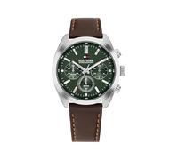 Tommy Hilfiger Orologio con Cronografo al Quarzo da Uomo con Cinturino in Pelle Marrone Scuro - 1710719, Dark Brown