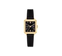 Tommy Hilfiger Orologio con Movimento al Quarzo a Tre Lancetteda Donna con Cinturino in Pelle Nero - 1782835, Black