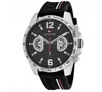 Tommy Hilfiger Orologio Uomo Decker 1791473 – al quarzo multifunzionale, cinturino silicone, 5 ATM