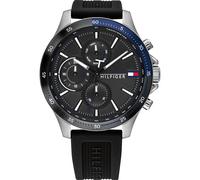 Tommy Hilfiger Orologio Uomo Analogico cassa Inox cinturino Gomma Nero 1791724