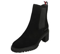 Tommy Hilfiger Outdoor Chelsea Mid Heel Boot 619 FW0FW06619, Stivaletto Medio Donna, Nero (Black), 42 EU