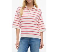 Tommy Hilfiger - Multistp Oversized Ss Polo Rosso - Abbigliamento M Rosso