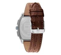 Tommy Hilfiger Orologio Analogico Multifunzione al Quarzo Marrone con Cinturino in Pelle Marrone - 1710760