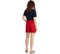Tommy Hilfiger Pantaloncini Chino Donna Mom Fit, Multicolore (Medium Red), 44